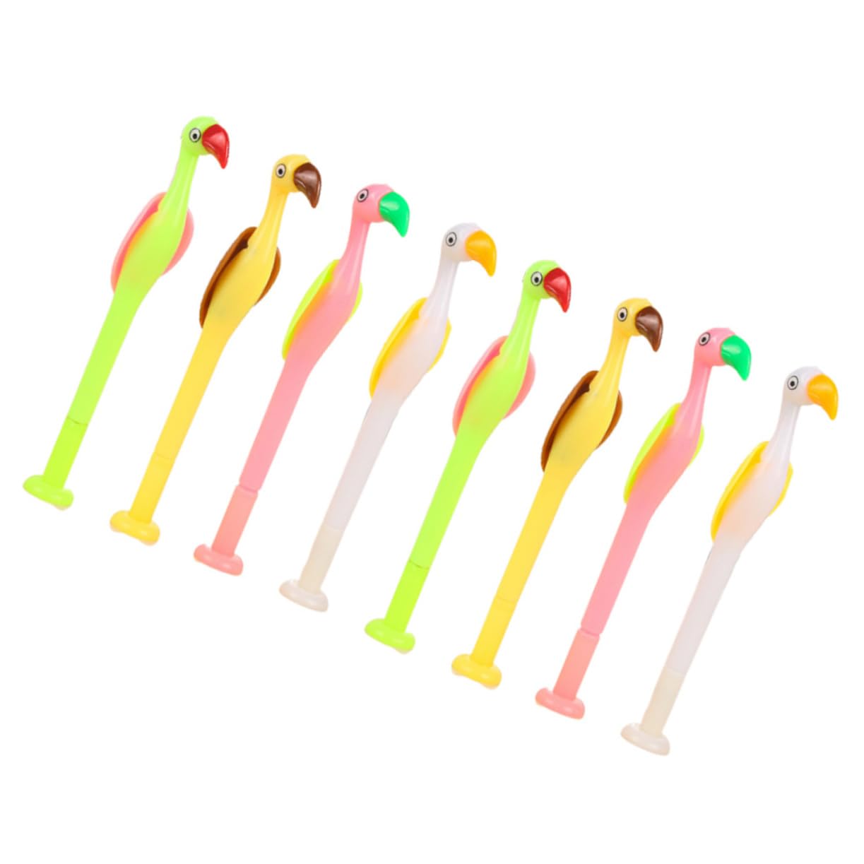 SHINEOFI 24piezas Bolígrafos De Gel Creativos De Flamenco Tinta Para Estudiantes Diseño Kawaii Escritura y Resistente Útiles De Oficina y Escolar