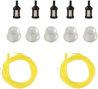 HQparts 188-13-1 KIT Primer Bulb Pump Bulbs Replaces Walbro 188-13 HDA WYK Carburetor Carb with 2 feet of each 6617 6616 Tygon Fuel Lines and ZF-1 Fuel Filter