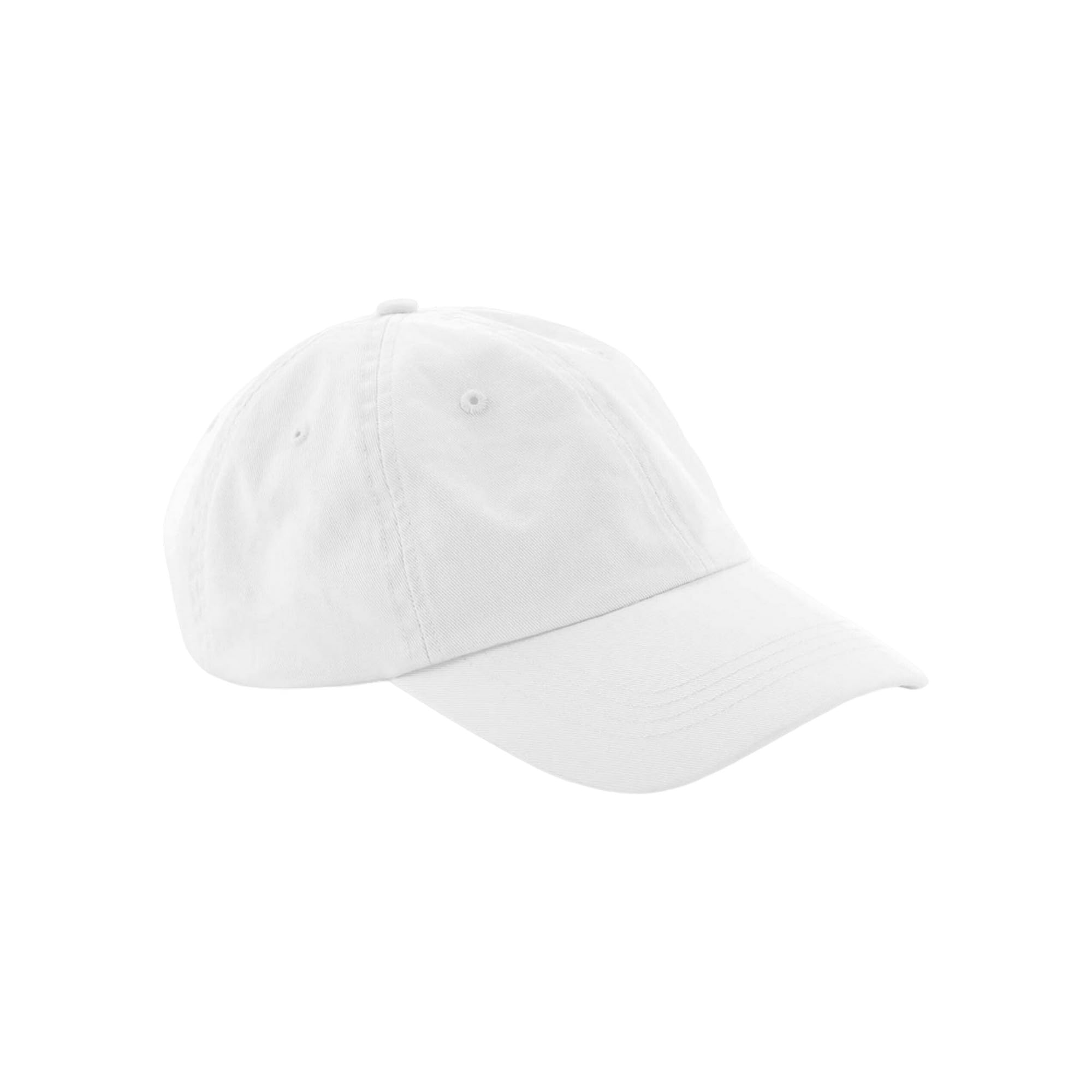 Beechfield® B652N Organic Cotton 6 Panel Dad Cap - White