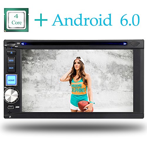 EinCar HD 6.2 mashmallow ESTu00a1u00a7|reo Android Radio de Coche del Dinar del Doble de la rociada con Pantalla tu00a1u00a7u00a1éctil de Cuatro nu00a1u00a72cleos GPS Sat Nav DVD Ayuda WiFi Bluetooth/RDS / SD/USB / OBD2 / de A