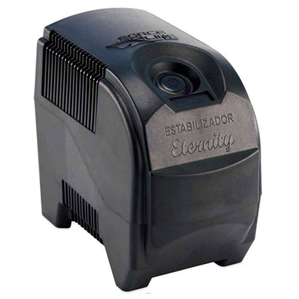 Force Line - EstabIlizador eternity 300VA/w monovolt 115V preto, 1 Unidade