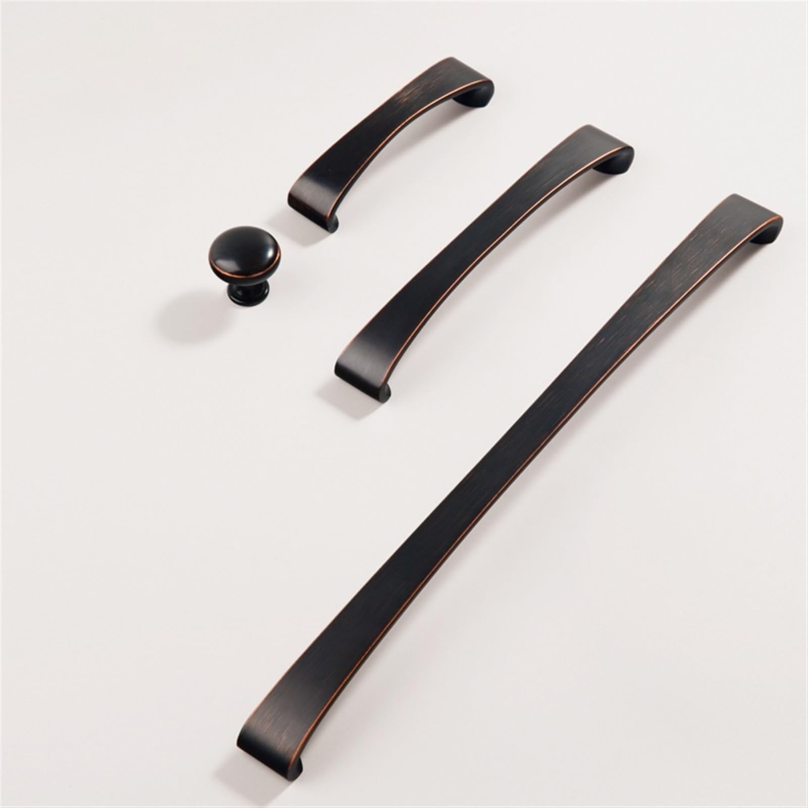 Acldoyyv 320Mm-1Pcs Red Bronze American Style Oil Rubbed Bronze Arch Pull Kitchen Cabinet Handles Drawer Knobs Kitchen Pulls Furniture Hardware Pull 1Pcs (Color : )