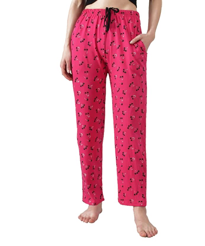 swellswag Women's Printed Pyjama Pants, Elastic Waist, Cotton Lounge Wear - Pack of 1-picture-16