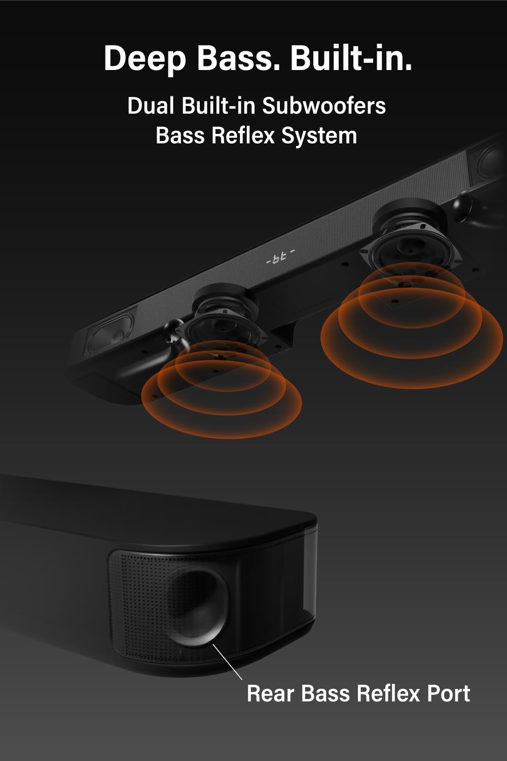 Amazon.com: FUNLOGY Sound Bar for Smart TV, 100W 2.1ch Bluetooth
