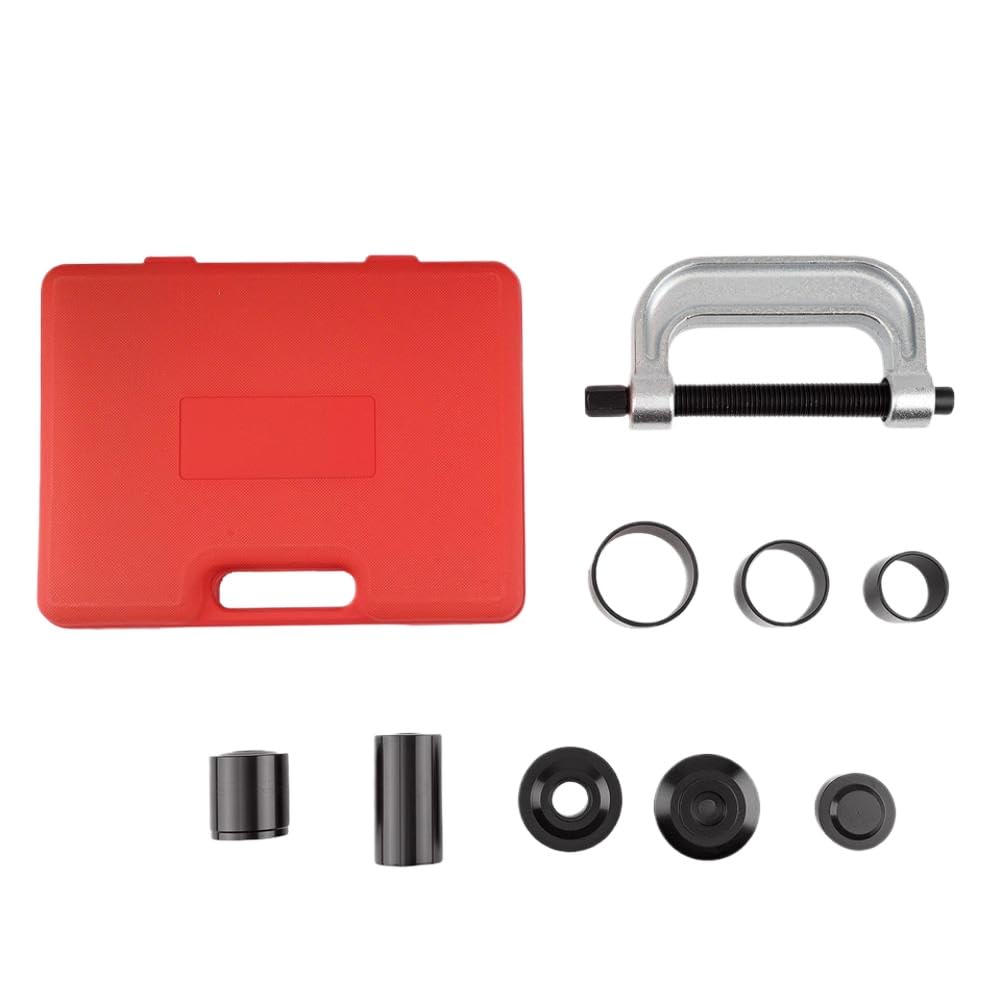 Set Master 8 Pezzi Attrezzo Pressa Giunto Sferico per Installazione Mozzo Ruota Auto