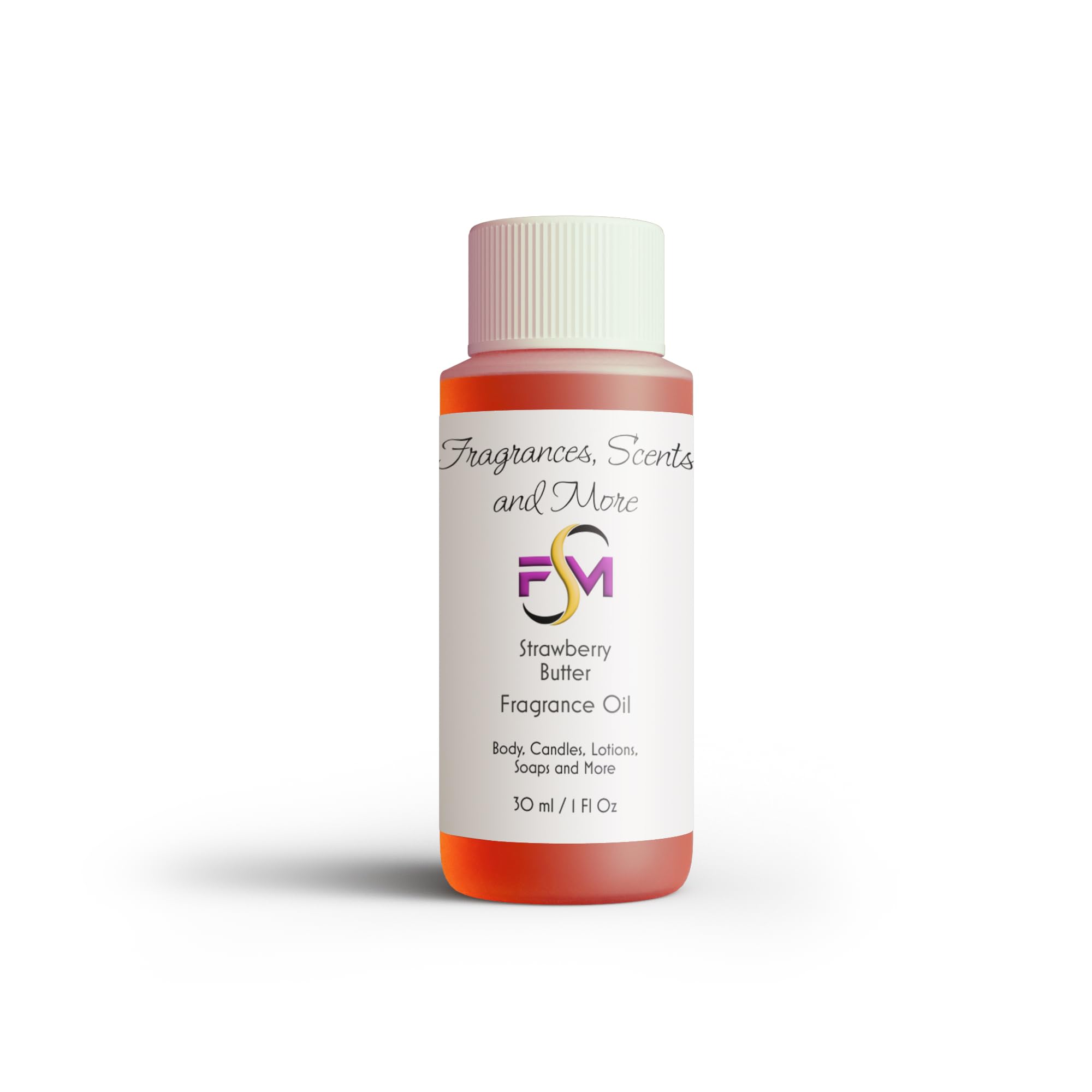 Strawberry Butter Fragrance Oil - 1 Fl Oz Plastic Bottle (30ml)