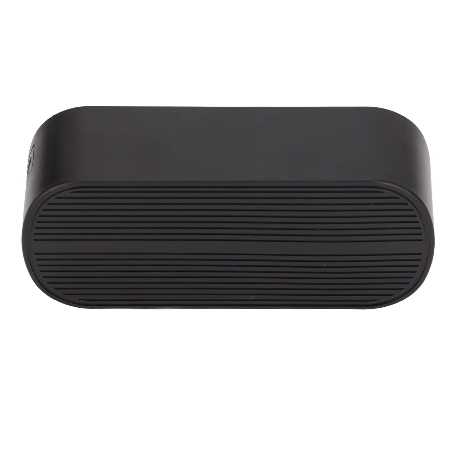 Elprico Radio Réveil Bluetooth 5.0 Enceinte sans Fil Portable, Horloge Numérique avec Double Alarme, Radio FM, Grand Écran LED Miroir, Batterie 1600mAh