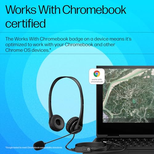 Hp Stereo 3.5Mm G2 Wired Over Ear Headphones with Vegan Leather Earcups, with Mic, Volume Control and Mute Button (428H6Aa, Black) - Image 6