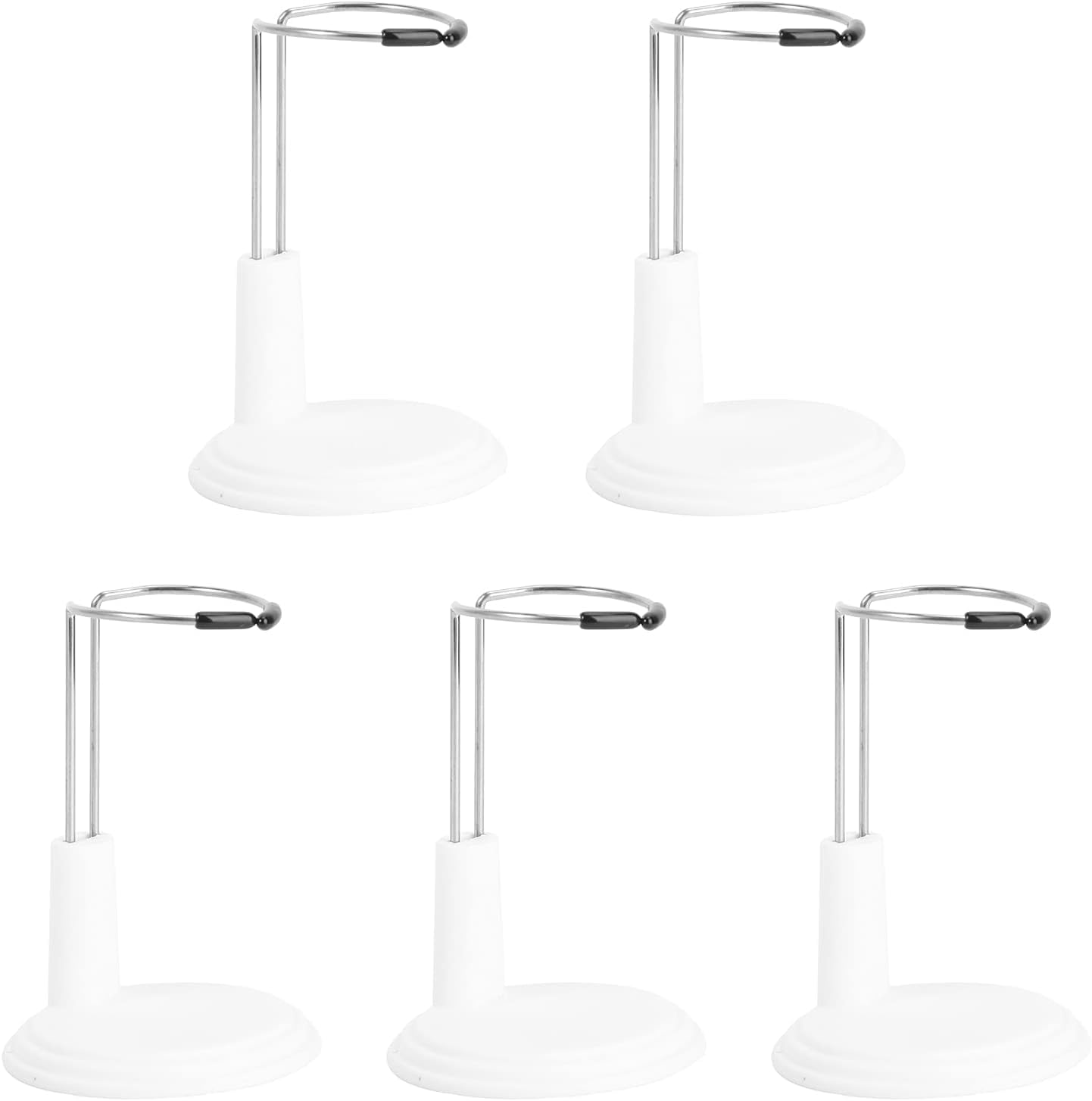 Niltracy Girls Multicolor 5Pcs Display Holder Stands - Bracket Support For Bear And 15Cm Dolls