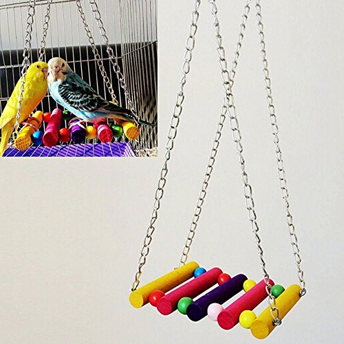 Vktech-5pcs-Pet-Bird-Parrot-Parakeet-Budgie-Cockatiel-Cage-Hammock-Swing-Toy-Hanging-Toy-Style-A