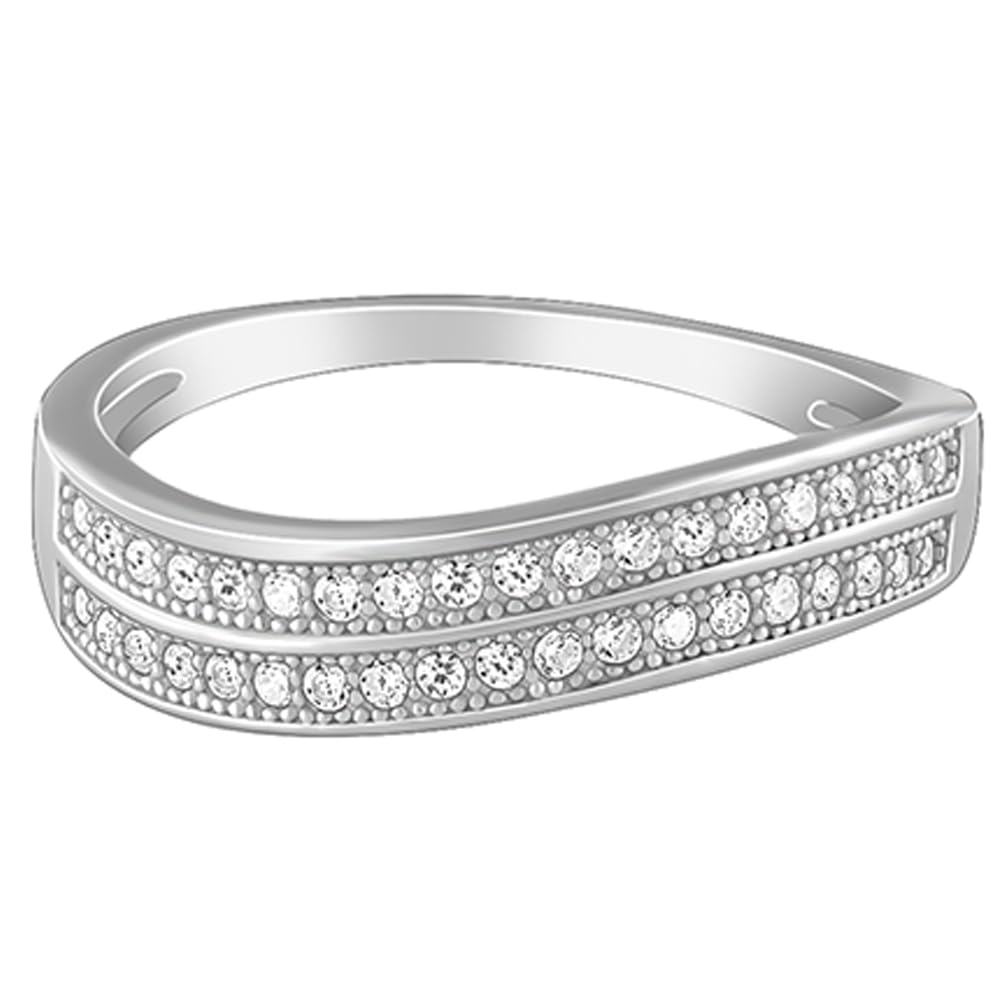 giva 925 Silver Wavesome Ring,Fixed Size,Indian - 11 | Gifts for Women and Girls | With Certificate of Authenticity and 925 Stamp | 6 Months Warranty*-picture-28