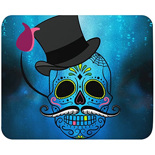Tapis de Souris tête de Mort Haute qualité de Glisse Confortable Doux idée Cadeau Anniversaire Noël fête Mouse Pad 235 x 195 x 5mm