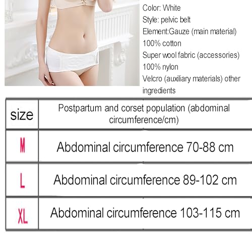 Faja sacrolumbar ajustable de algodón para soporte pélvico miniatura 3