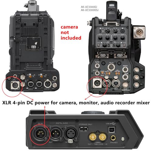 Cable XLR D-TAP de 4 pines evita tirones en cámaras F5500V y SmallHD 4