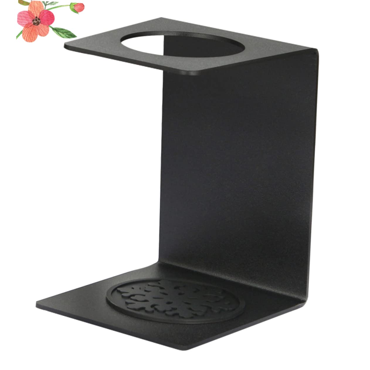 Uonlytech rejilla para filtro de café metal soporte de filtro de café manual soporte metálico Nepresso medium light Fácil portavasos de filtro reloj de arena posavasos Maquina de cafe gotero
