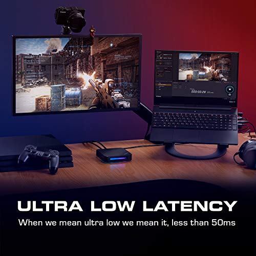 AVerMedia-Live-Gamer-Bolt-Thunderbolt-3-External-Video-Capture-Card-Stream-and-Record-in-4K-HDR-Ultra-Low-Latency-up-to-240fps-Perfect-for-Xbox-One-X-or-PS4-Pro-GC555