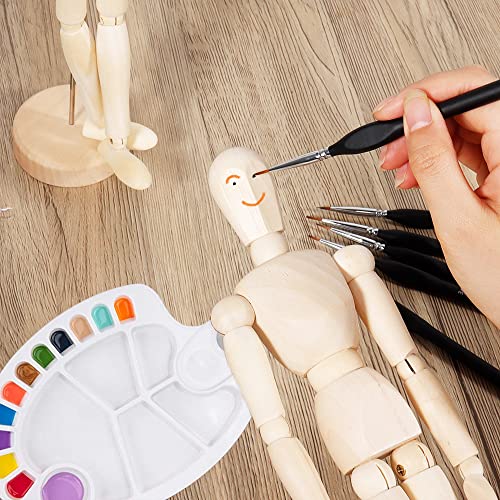 Dualshine L062-2PCS-MUTOUREN 12'' Wood Poseable Mannequin thumb #3