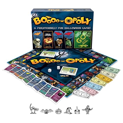 Juego de mesa Boooo-opoly con tema de Halloween para 2-6 jugadores miniatura 2