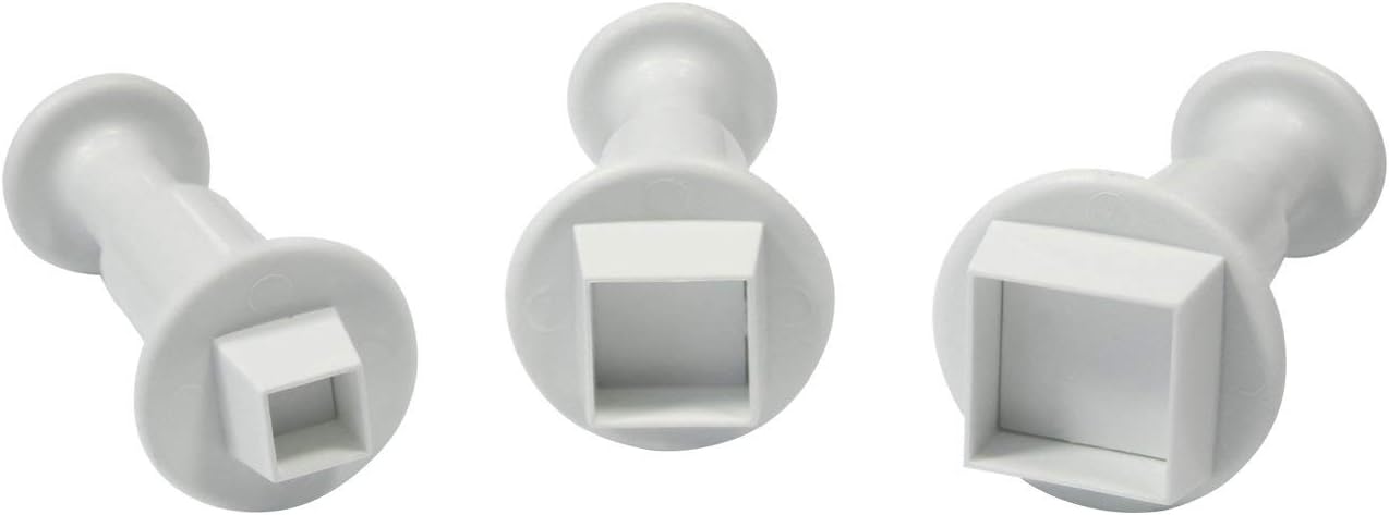 Plunger Cutters, Square, 3-Pack