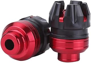 1 Pair Aluminum Motorcycle Replacement fork Frame Sliders CNC Motorcycle Scooter Front Replacement fork Frame Sliders Crash Protector Motorcycle Accessory(Red)