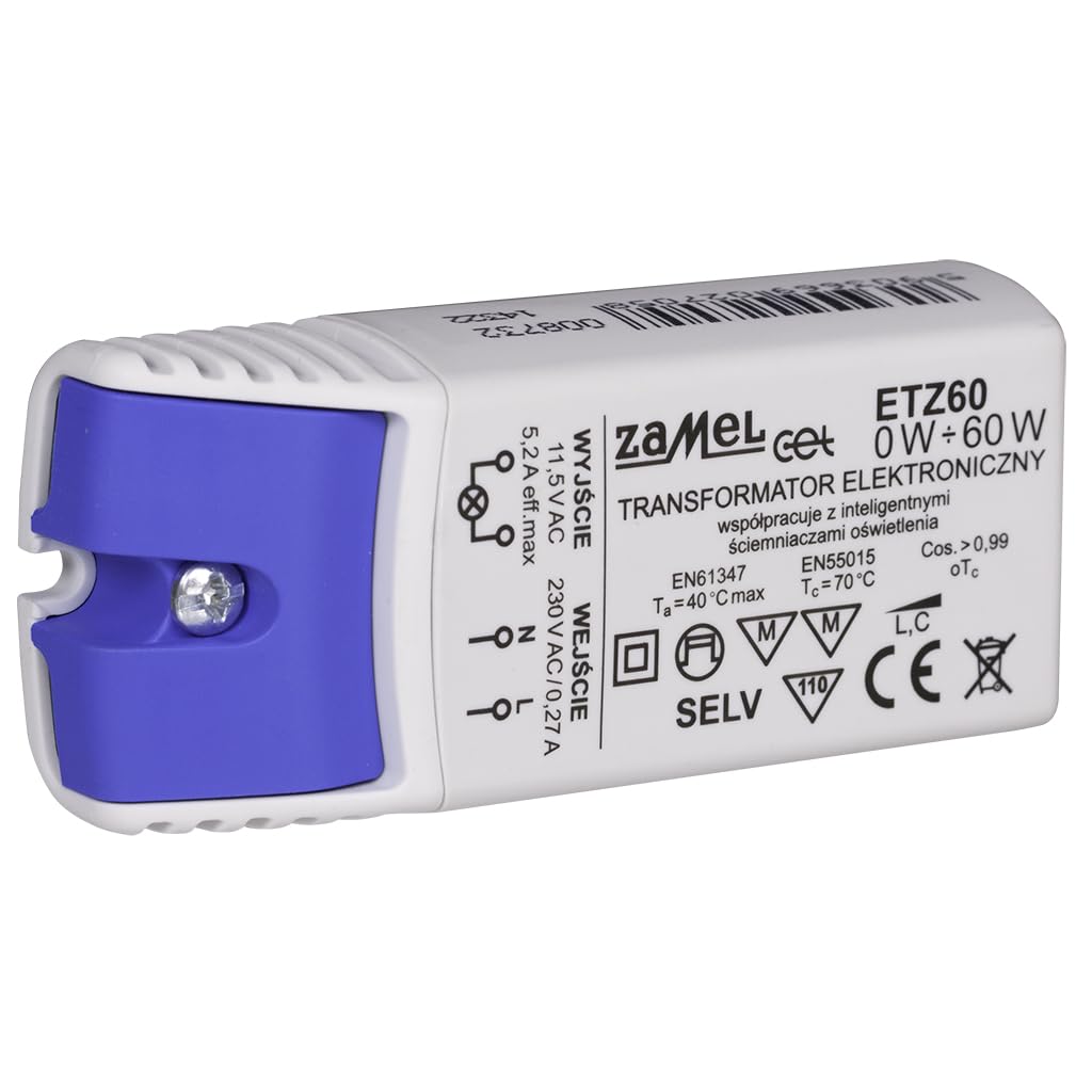 ETZ-60 transformator elektroniczny 12 V 60 W