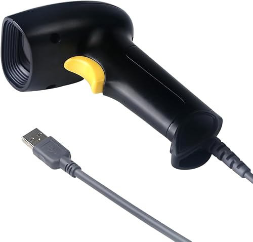 Miniatura 4 de El escáner del código de barras del USB del PDA ató con alambre el lector de código de barras 1D para el supermercado, tienda de conveniencia,