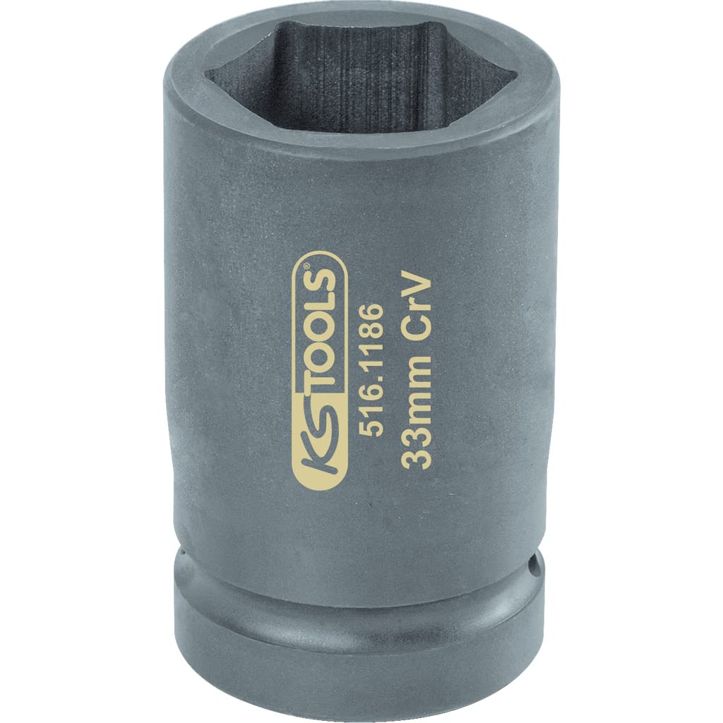 KS TOOLS 516.1186 1" socket, hexagonal, SW33