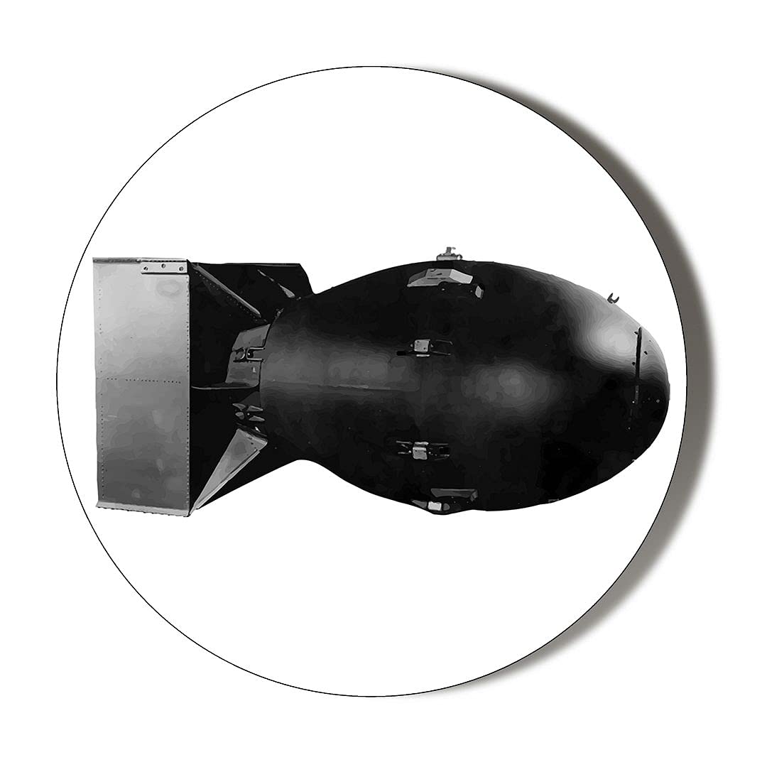 Gift Insanity Atomic Bomb 6 X 70Mm Vinyl Stickers