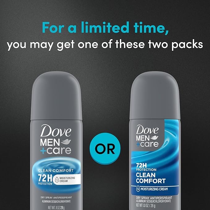 Dove Men+Care Antitranspirante Spray Seco 3 Unidades 1 oz miniatura 3