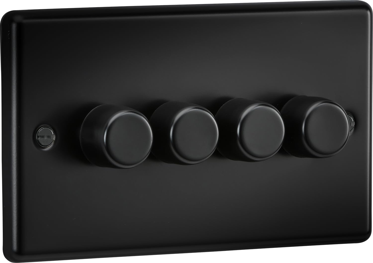 Knightsbridge 4G 2 Way 10-200W (5-150W LED) Intelligent dimmer - Matt Black