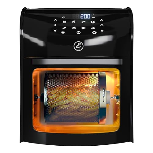 Forno Friggitrice Ad Aria 12L, Display Digitale, 7 Programmi, Nero