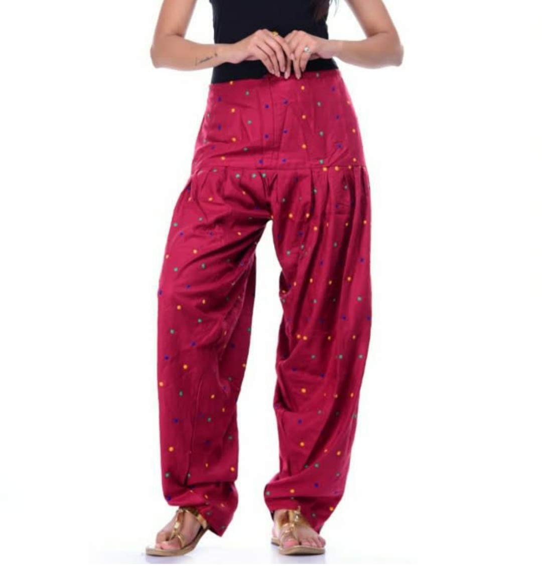 jaipuri Women's Loose Fit Patiala Pants-picture-42