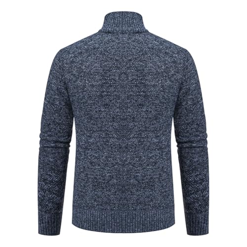 Men's Knitted Sweater Cardigan Zipper Sweater Warm Casual Sweater2