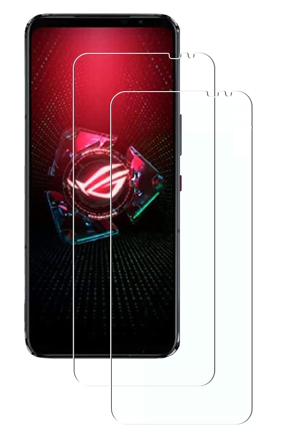 Glass Screen Protector for Asus Rog Phone 5/ Asus Rog 5 Pro/Asus Rog 5 Ultimate/Asus Rog 5STempered Glass Anti Scratch Protective Film,3 Pack