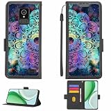 Aroepurt Custodia Comaptibile per BRONDI Amico Smartphone Pocket Case Custodia Cover Supporto Premium in PU[con Pellicola Protettiva HD con durezza 9H] [Blocco RFID][Effetto di rifrazione] LPT-HTT