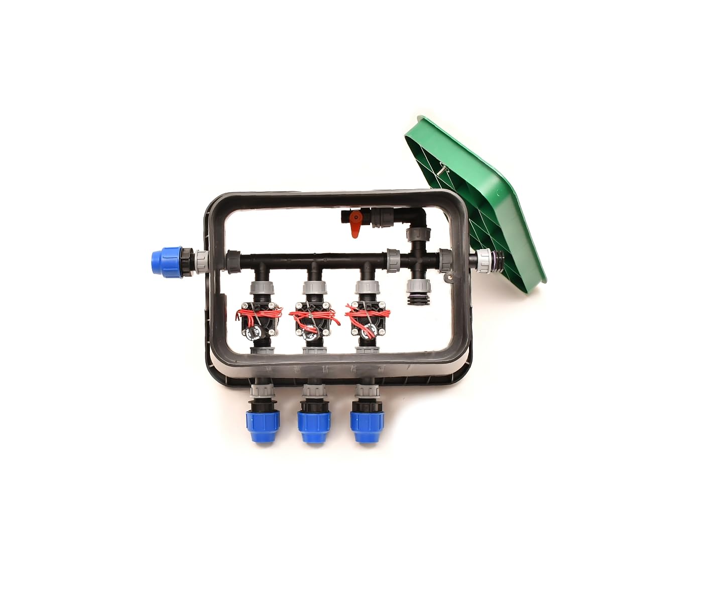 Plug&Rain 3er-Ventilbox Hunter PGV, 32 mm (1") Eco
