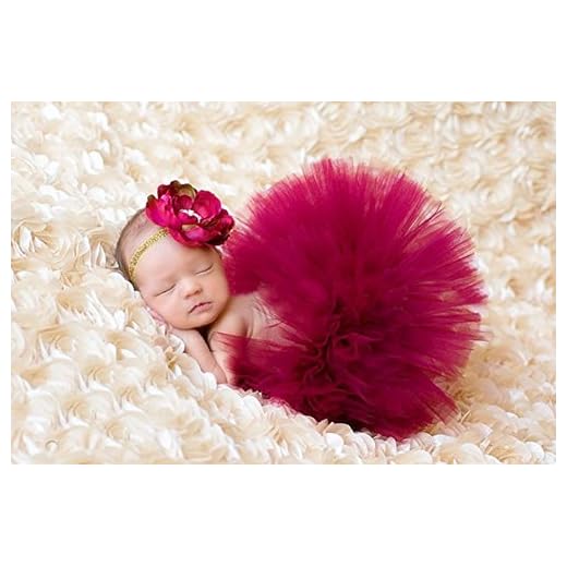 Tukistore Recién Nacido Bebé Falda Tutu Ropa Jersey Traje Foto Prop Ropa con Banda para el Cabello