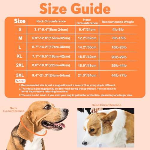 Image of IDOMIK Dog Recovery Collar, Waterproof Soft Dog Cone After Surgery, Comfy Protective Elizabethan Collar Alternative for Dogs Cats, Adjustable Pet Neck Donut Cone Anti-Licking Biting Wounds