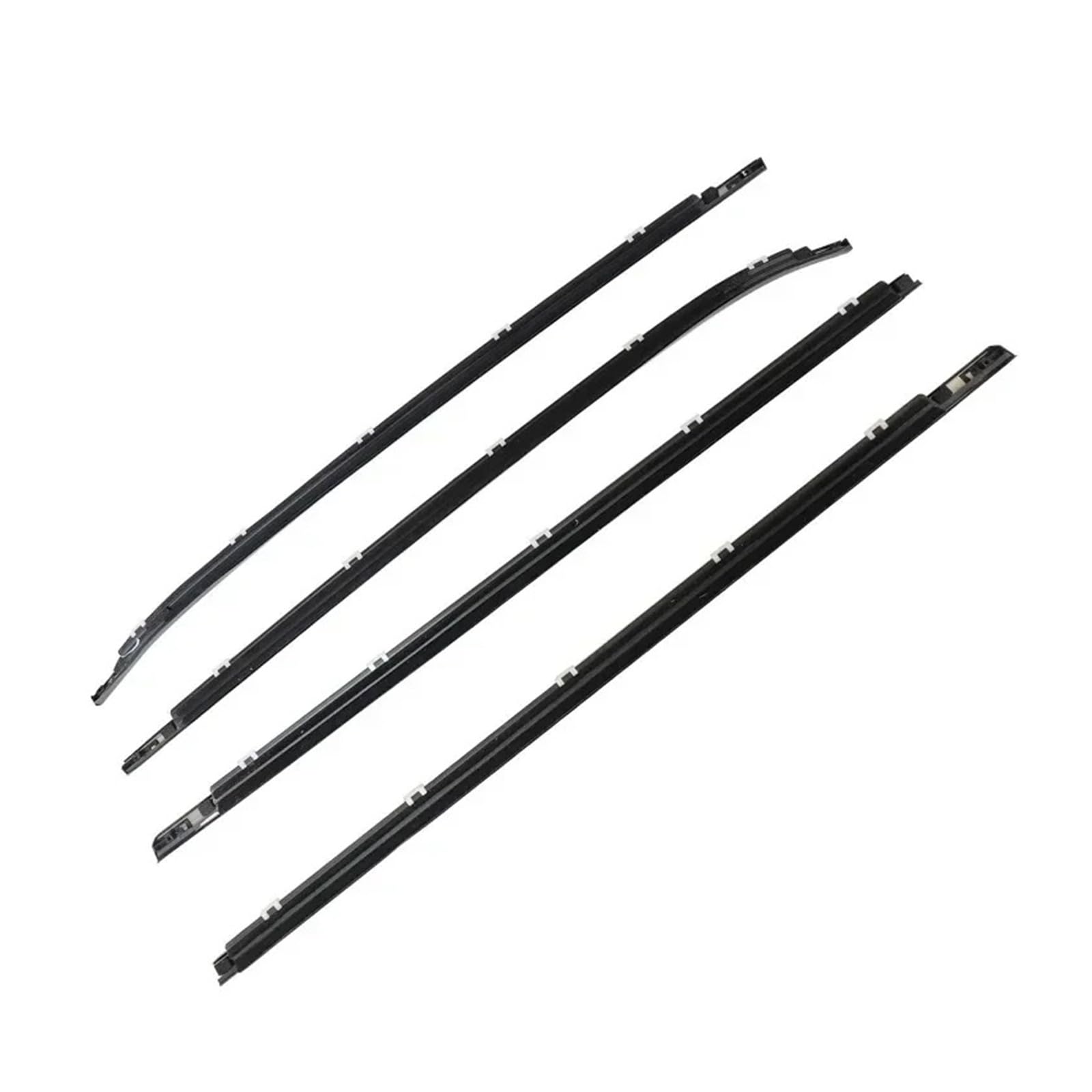 Uussup One Color Rubber Seal Weather Stripping 4Pcs For Hyundai For I30 2008 2009 2010 2011 Car Outside Windows Rubber Waterproof Pressure Weatherstrip Sealing Trim 822102L000
