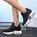 Imagen de AONEGOLD Zapatillas Deportivas Cuña para Mujer Transpirables Zapatos Wedge Sneakers Tacón Cuña 8CM