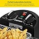 Chefman 4,3 Liter Fritteuse mit Sieb, XL Jumbo Größe, Einstellbare Temperatur & Timer, Perfekt für Frittierte Hähnchen, Garnelen, Chips & Mehr, Abnehmbarer Öl-Behälter, Edelstahl