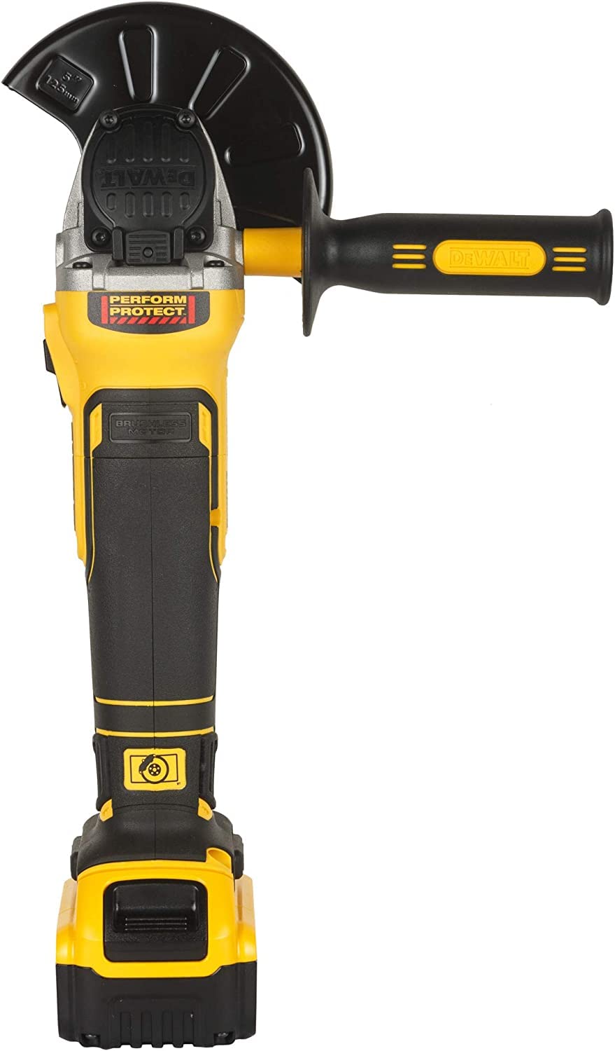 Dewalt DCG405P2-QW Akülü Açılı Anahtar. 125 mm, 18 V/5,0 Ah, 1000 W