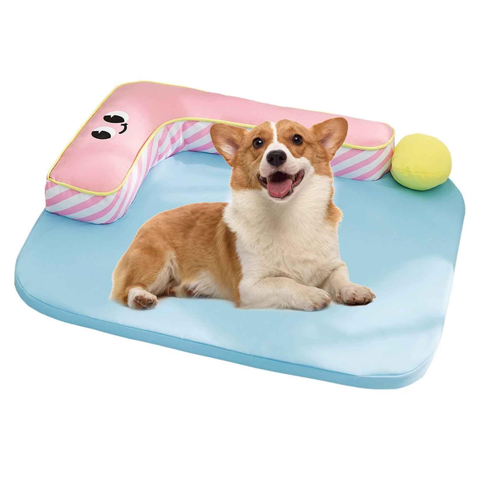 Cuscino Cane Impermeabile con Sfoderabile E Lavabile, Tappetino Refrigerante Cane con Base Antiscivolo, Perfetto per Le Calde Giornate Estive,XL