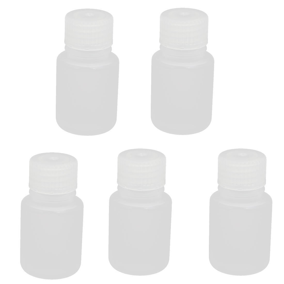Ruilogod 25ml PP Laboratory Experiment DIY Storage Bottle Clear 5pcs (id: 1f5 126 65c f97 4aa