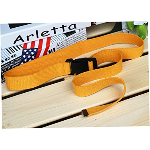 BESPORTBLE 2sets Lightweight Canvas Belt Easy-adjust Plastic Buckle Stylish Breathable for Unisex Casual Wear 2pcs*2 Random4