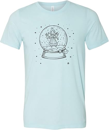 Miniatura 2 de Christmas Snow Globe T-Shirt Christmas Party Christmas Family Shirt Christmas Snow Globe Angel Tee Happy New Year