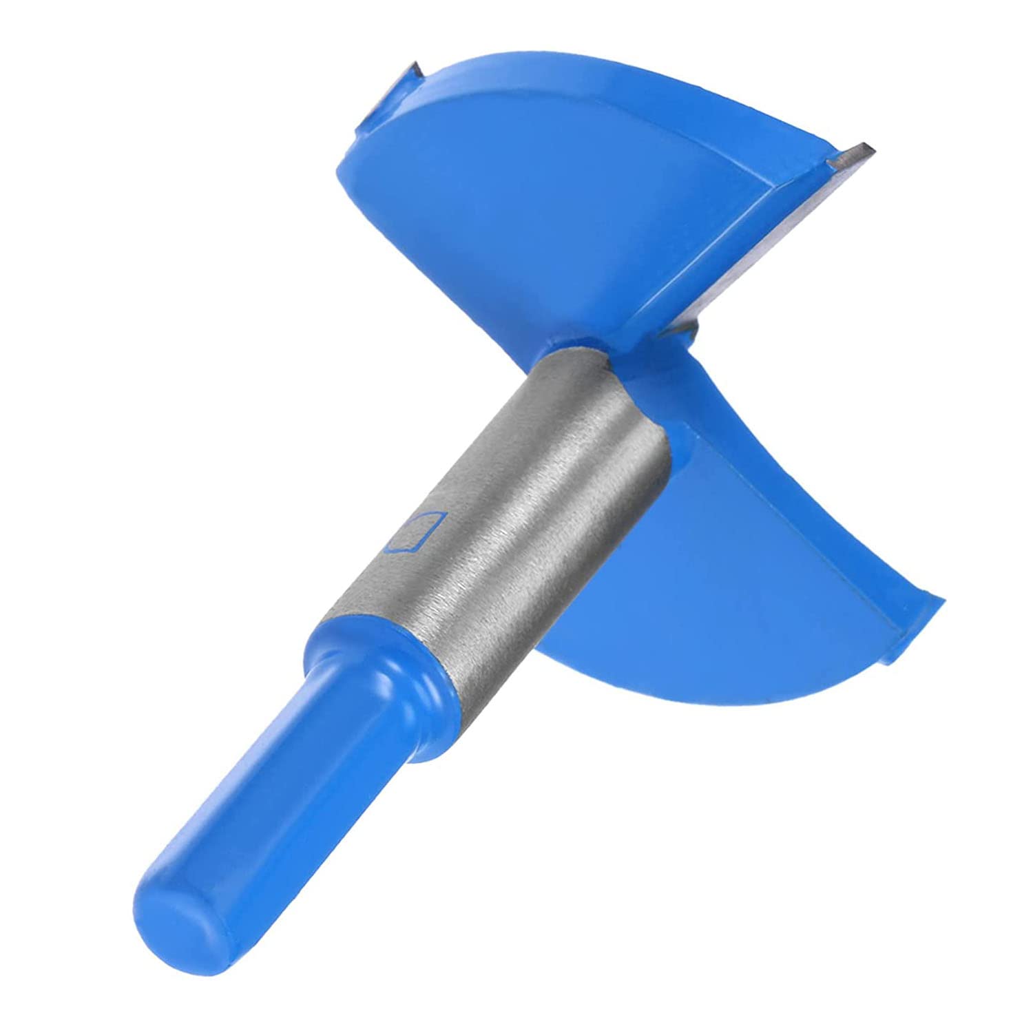 TA-VIGOR Forstner Drill Bit 60mm, Tungsten Carbide Wood Hole Saw Auger Opener for Woodworking Hinge Hole Drilling Boring Bit Cutter Blue - Image 3
