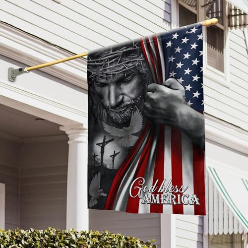 FLAGWIX Christian American Flag, God Bless America Flag - 4th
