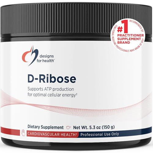 Designs for Health D-Ribose Powder - 5000mg Pure D-Ribose Supplement - May Support Athletes,