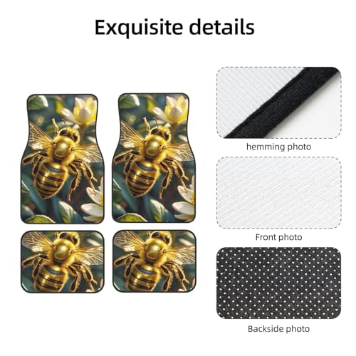 Alfombrillas de coche de cuatro piezas decorativas aptas para SUV y camionetas 3